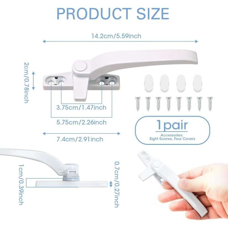 Cam pencere kilit kolu 2 adet  - Glass Door Hinge incelemesi ve fiyatı
