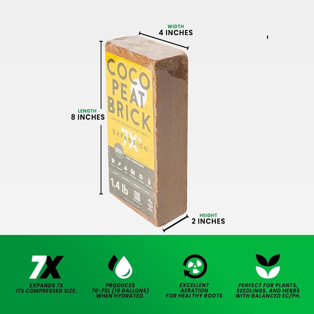 650g Tuğla - Premium Organik C - Substrate Coconut Fiber incelemesi ve fiyatı