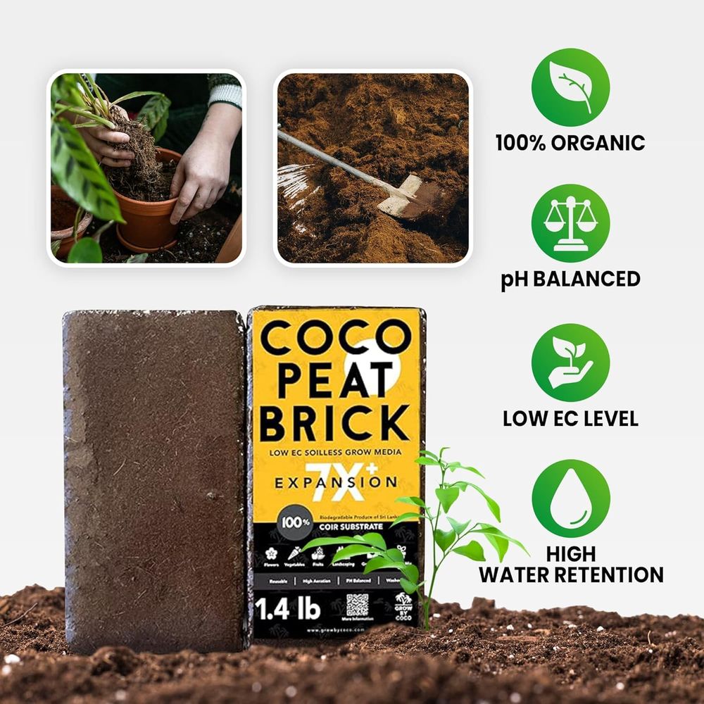 650g Tuğla - Premium Organik C - Substrate Coconut Fiber incelemesi ve fiyatı